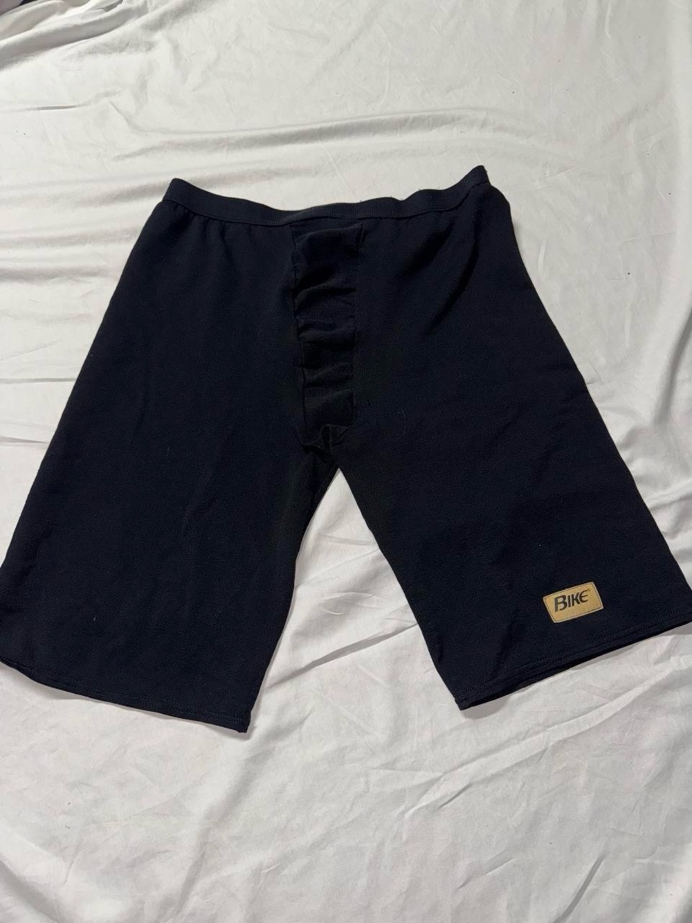 VTG Bike Athletic 7625 Compression Jock Shorts Black XL Made in USA 90s